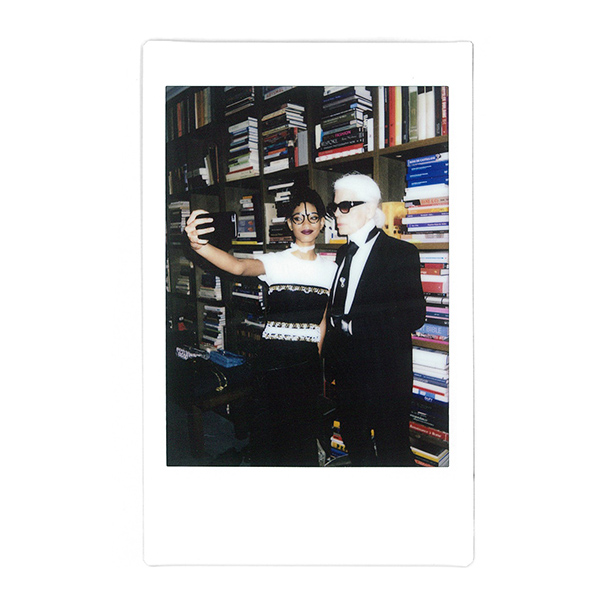 Willow Smith behind the scenes at Chanel's autumn/winter 2016-2017 eyewear ad campaign